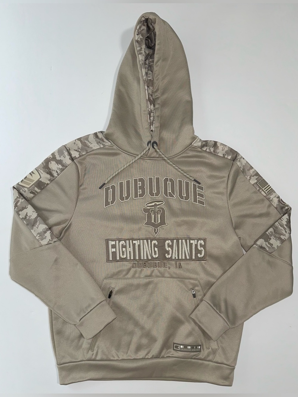 Colosseum Dubuque Fighting Saints OHT Military Hoodie